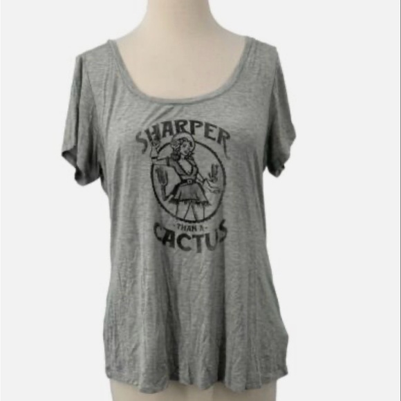 Miranda Lambert Idyllwind “Sharper Than a Cactus” Graphic Tee Gray Size XL - Picture 2 of 10